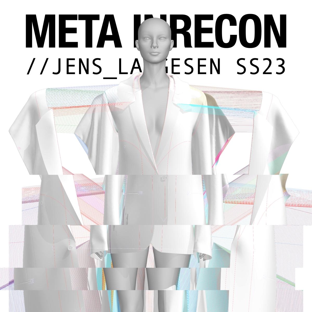 JENS_LAUGESEN META\SENS SS023 / digital fashion film collaboration / virtual exhibition /